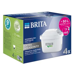 Brita Maxtra Pro Extra Kalkschutz Filterkartuschen 4 Stück